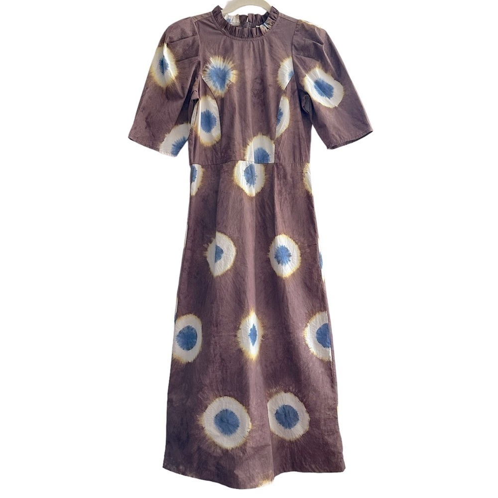 SEA New York Tie Dye Midi Dress Size 4
NWT Brown Puff Sleeve Cotton Mock Neck - Picture 6 of 16